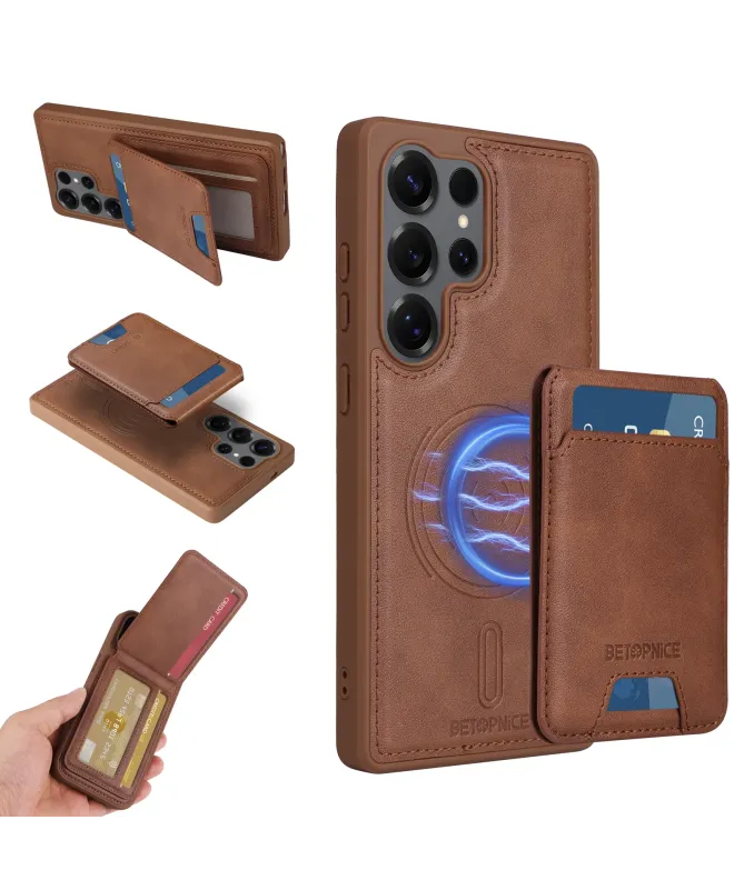 Coque Samsung Galaxy S25 Ultra avec Porte-Carte Amovible | Bréno