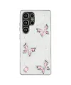 Coque Samsung Galaxy S25 Ultra Papillons Époxy et Strass | Luva