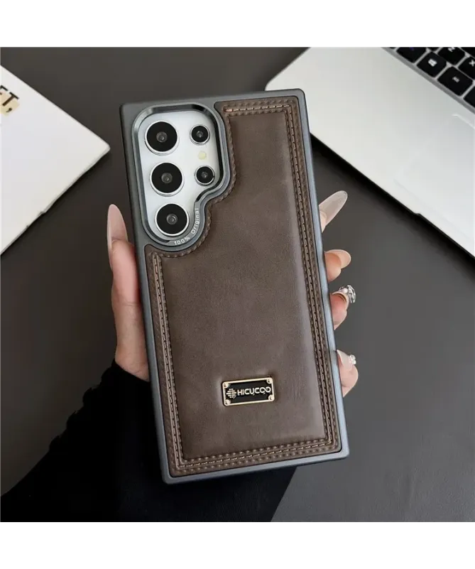 Coque Samsung Galaxy S25 Ultra Effet Cuir Rigide | Micucco