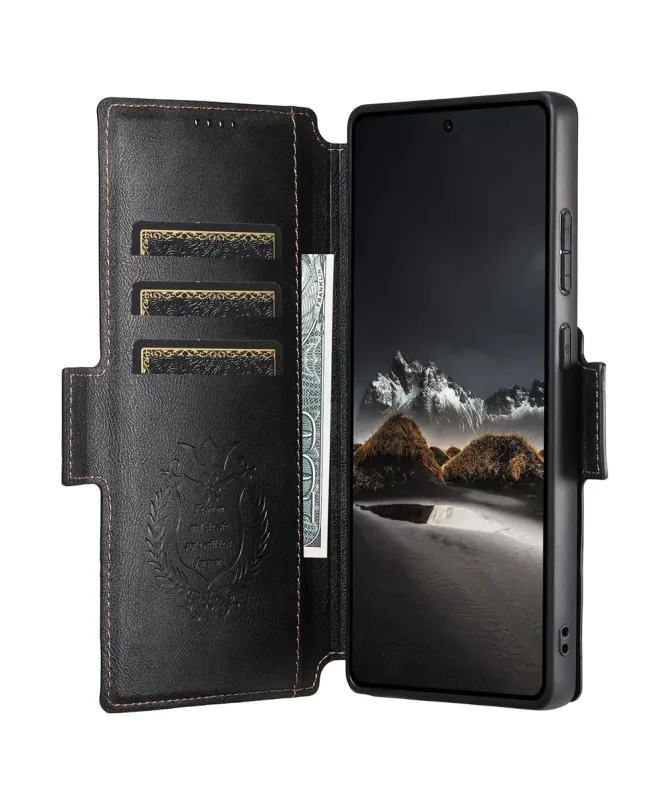 Housse Samsung Galaxy S25 Ultra Magnétique Texture Cuir | Suten
