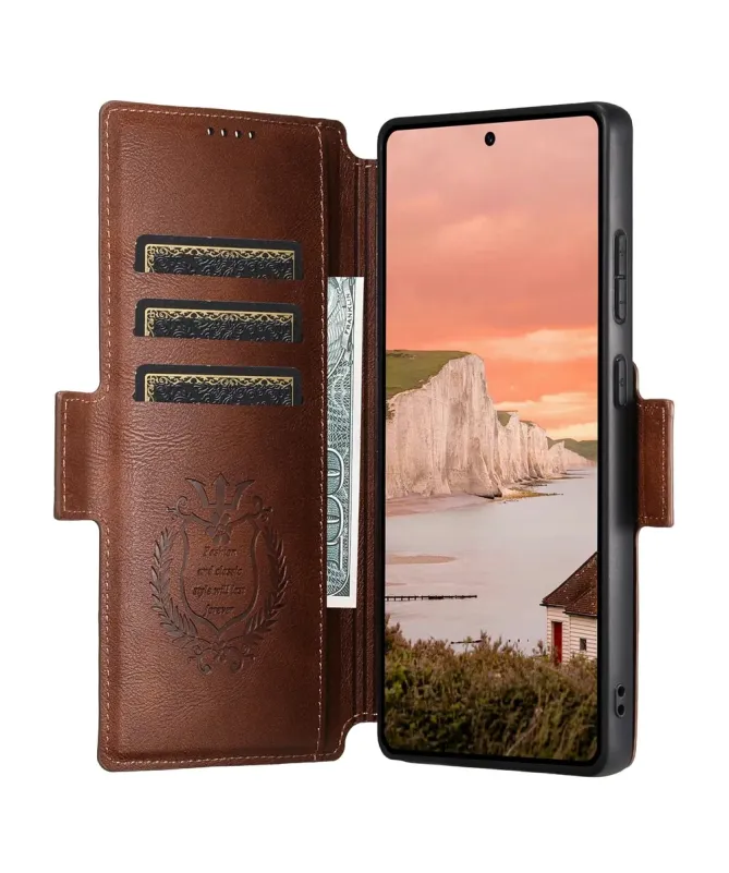 Housse Samsung Galaxy S25 Ultra Magnétique Texture Cuir | Suten