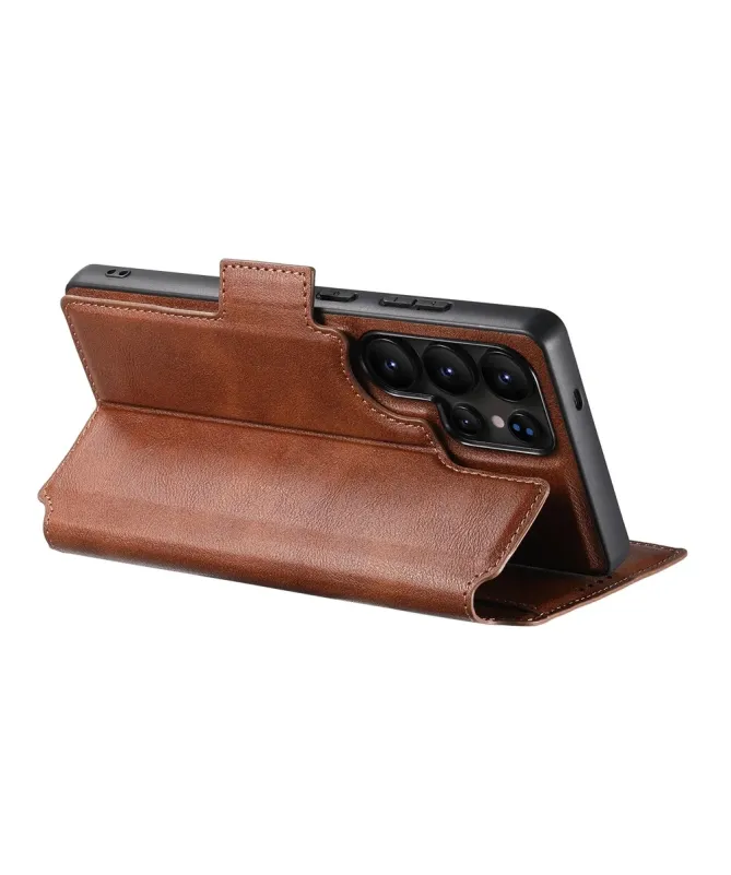 Housse Samsung Galaxy S25 Ultra Magnétique Texture Cuir | Suten