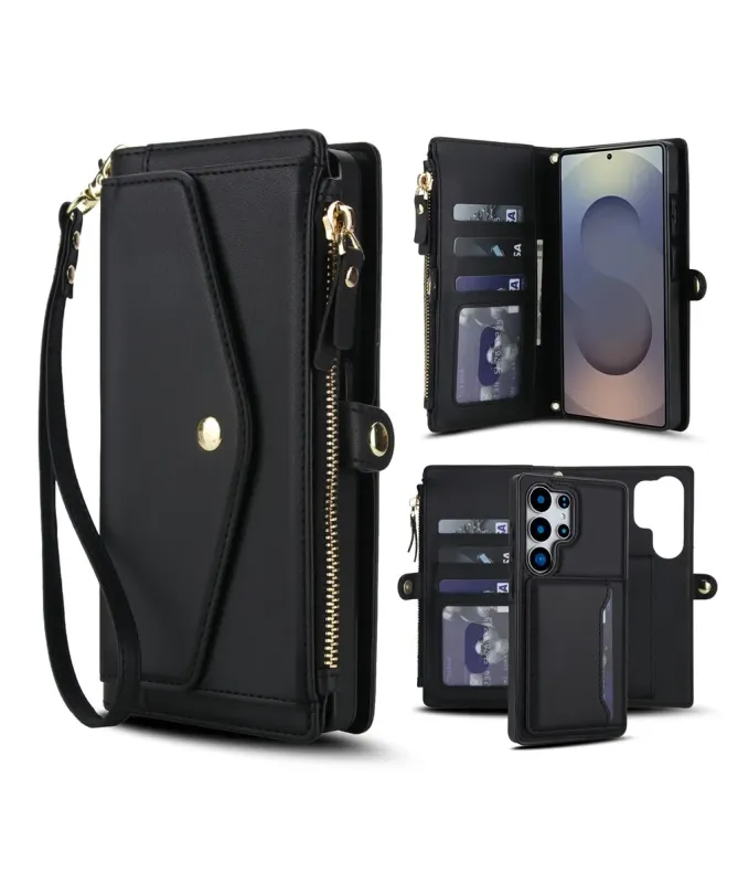 Housse Samsung Galaxy S25 Ultra Détachable Portefeuille | Elina