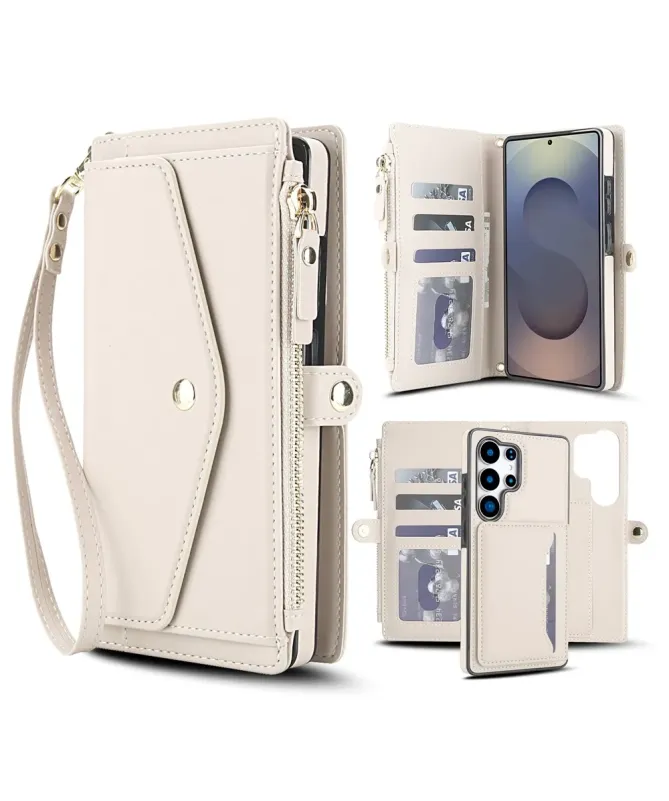 Housse Samsung Galaxy S25 Ultra Détachable Portefeuille | Elina