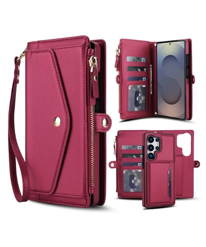 Housse Samsung Galaxy S25 Ultra Détachable Portefeuille | Elina