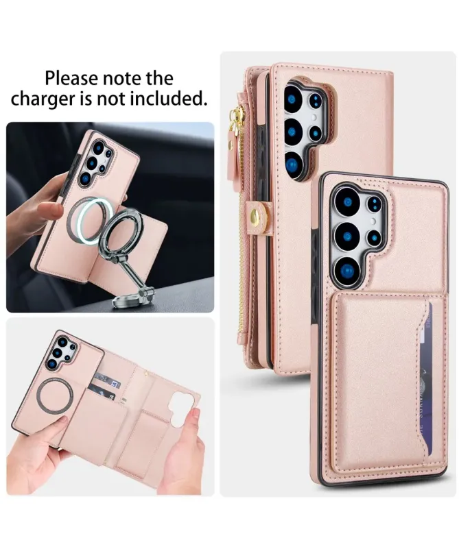 Housse Samsung Galaxy S25 Ultra Détachable Portefeuille | Elina