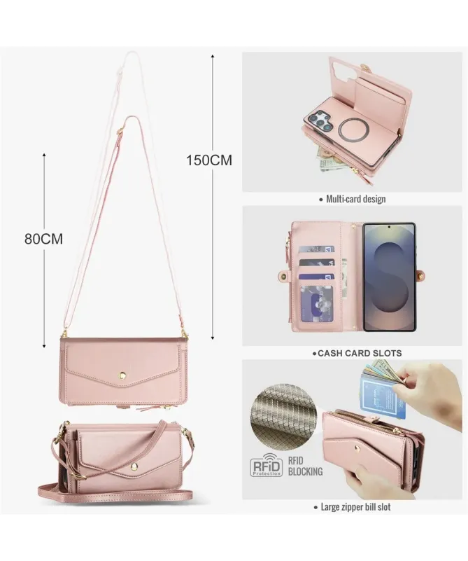 Housse Samsung Galaxy S25 Ultra Détachable Portefeuille | Elina