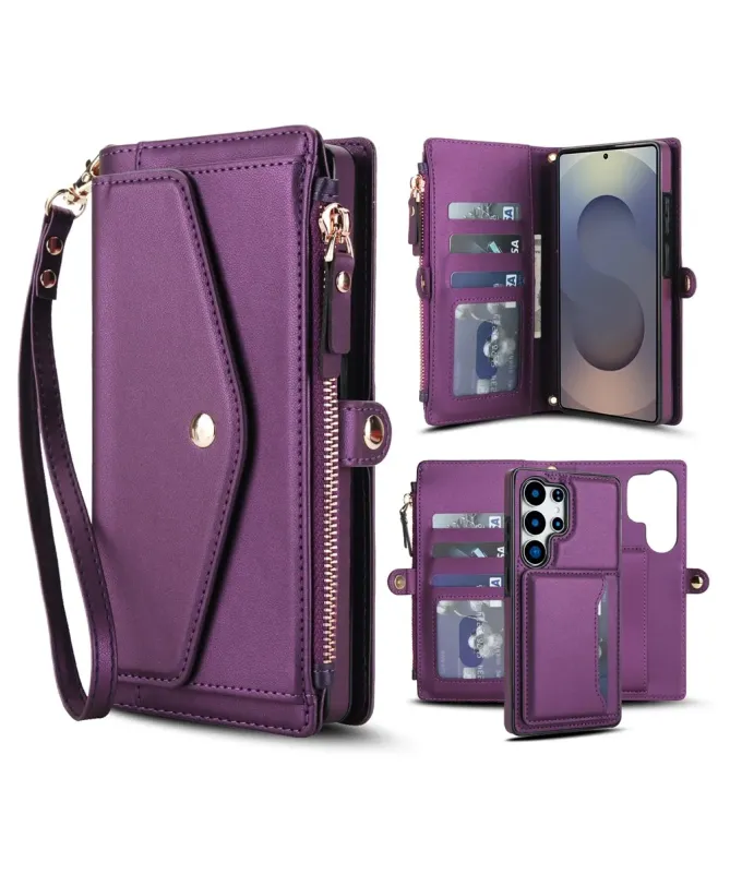 Housse Samsung Galaxy S25 Ultra Détachable Portefeuille | Elina