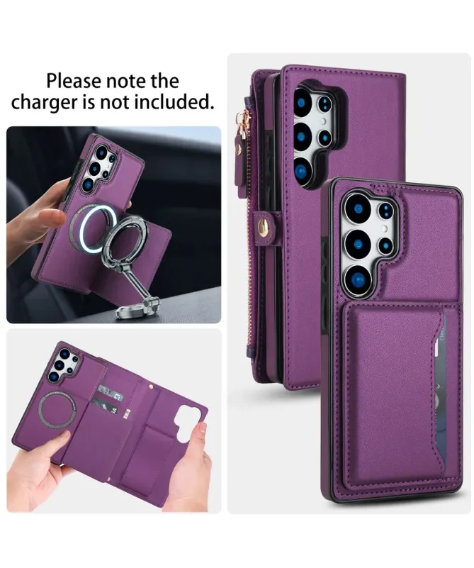 Housse Samsung Galaxy S25 Ultra Détachable Portefeuille | Elina