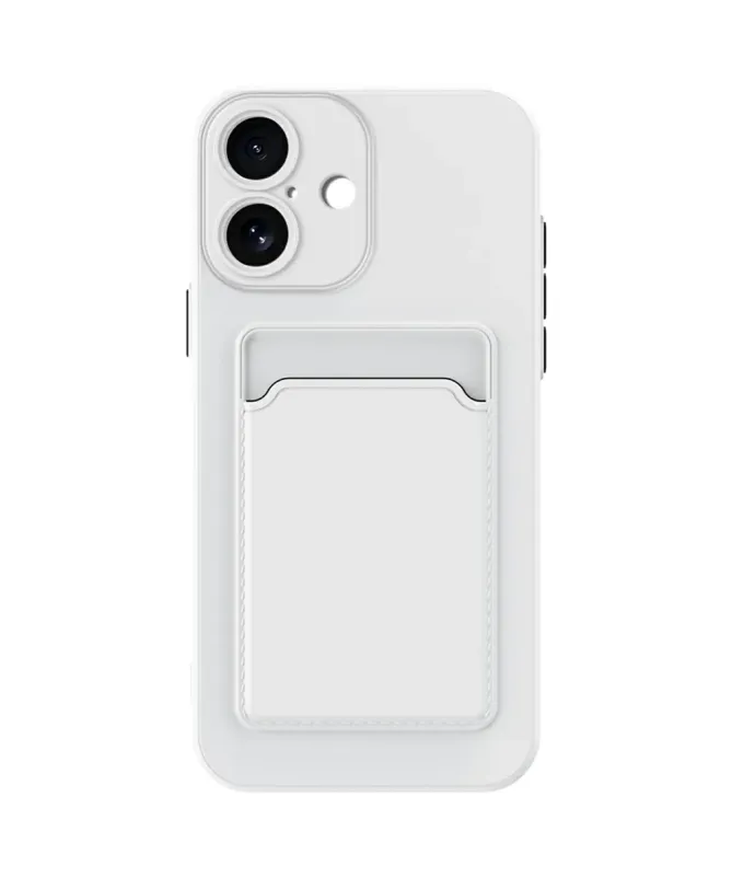 Coque iPhone 17 silicone porte carte | Mia
