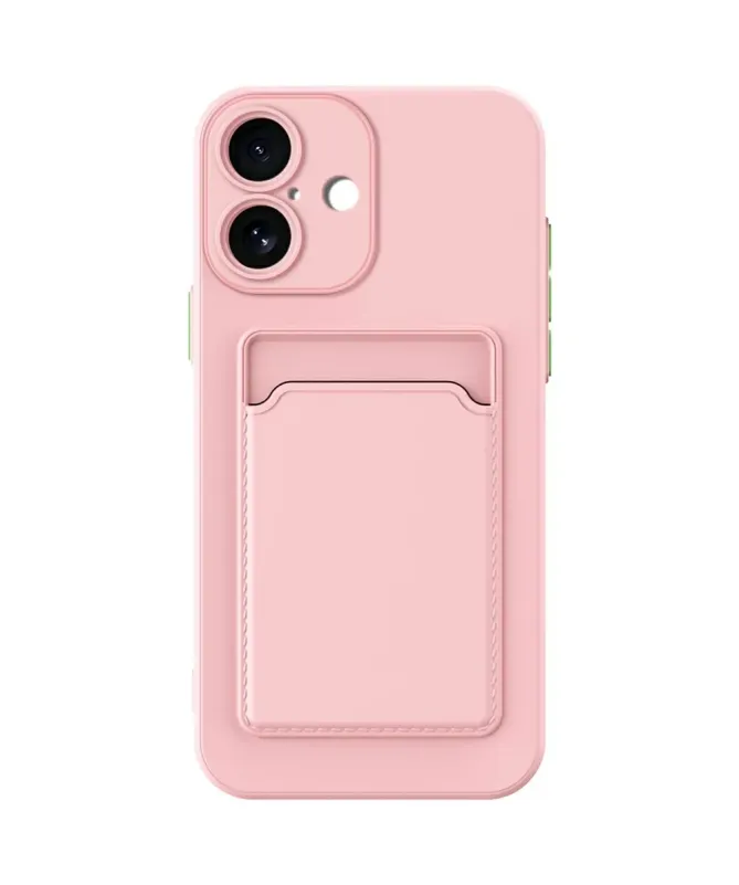 Coque iPhone 17 silicone porte carte | Mia