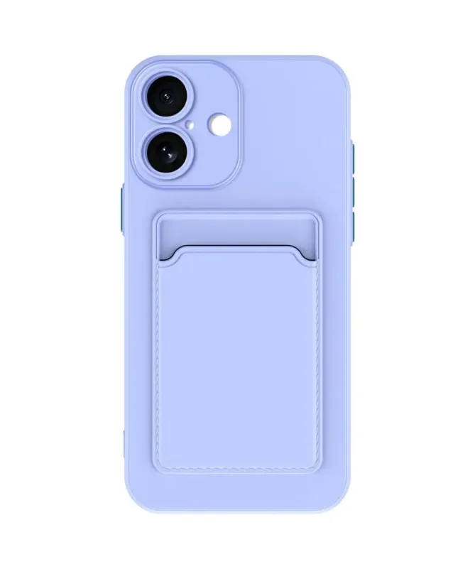Coque iPhone 17 silicone porte carte | Mia