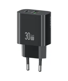 Chargeur Rapide 30W USB-A + USB-C GaN Compact | CC316 T65