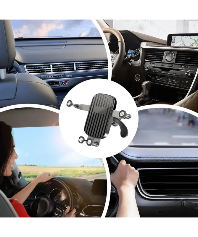 Support voiture 175 Auto Gravity |fixation grille d’aération pour smar