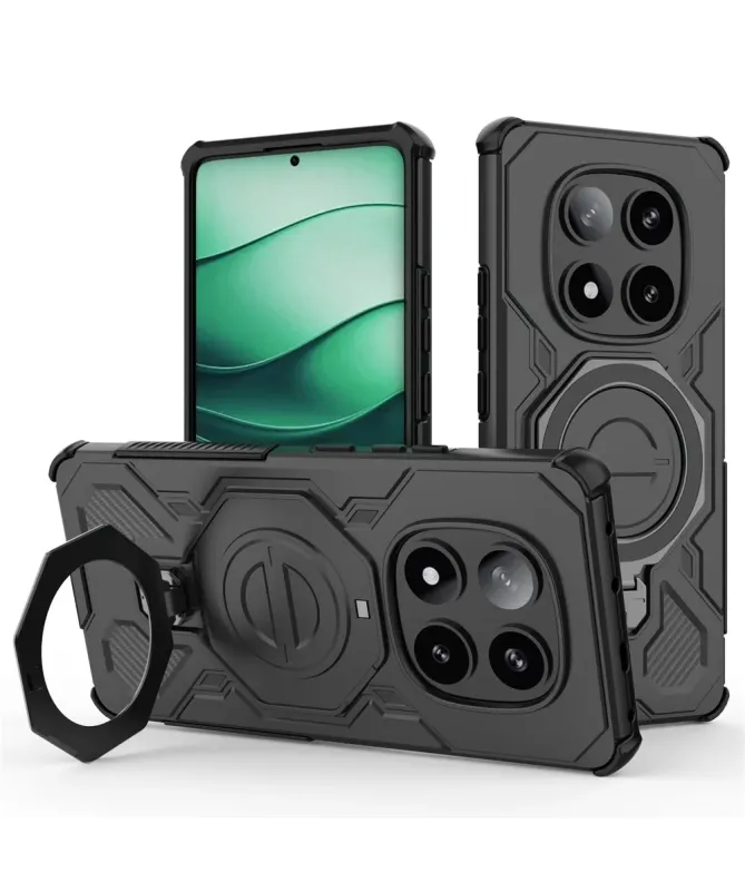 Coque aimantée avec anneau rotatif pour Xiaomi Redmi Note 14 Pro 5G