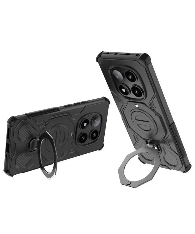 Coque aimantée avec anneau rotatif pour Xiaomi Redmi Note 14 Pro 5G