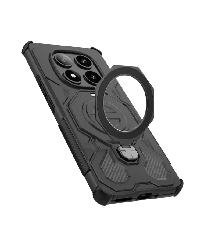 Coque aimantée avec anneau rotatif pour Xiaomi Redmi Note 14 Pro 5G