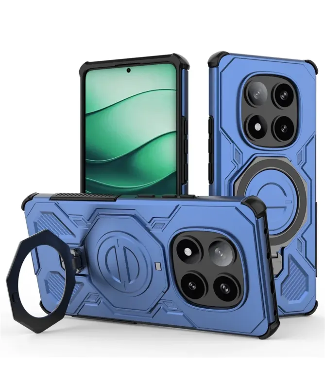 Coque aimantée avec anneau rotatif pour Xiaomi Redmi Note 14 Pro 5G
