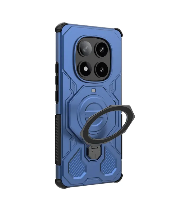 Coque aimantée avec anneau rotatif pour Xiaomi Redmi Note 14 Pro 5G