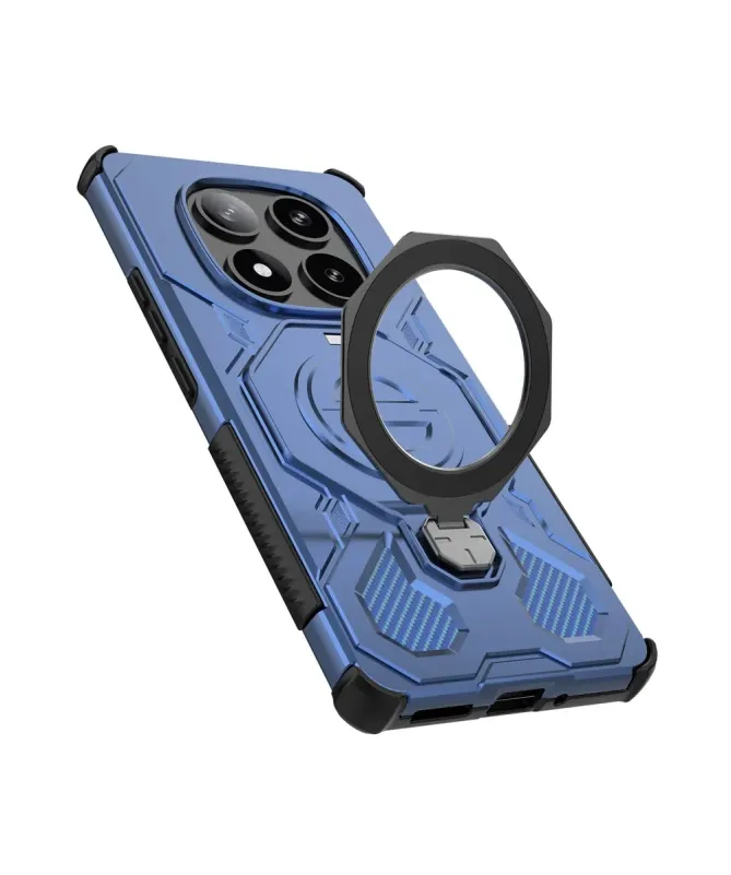 Coque aimantée avec anneau rotatif pour Xiaomi Redmi Note 14 Pro 5G