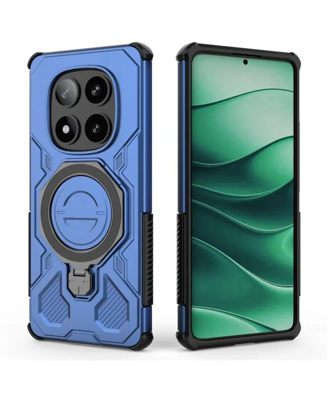 Coque aimantée avec anneau rotatif pour Xiaomi Redmi Note 14 Pro 5G
