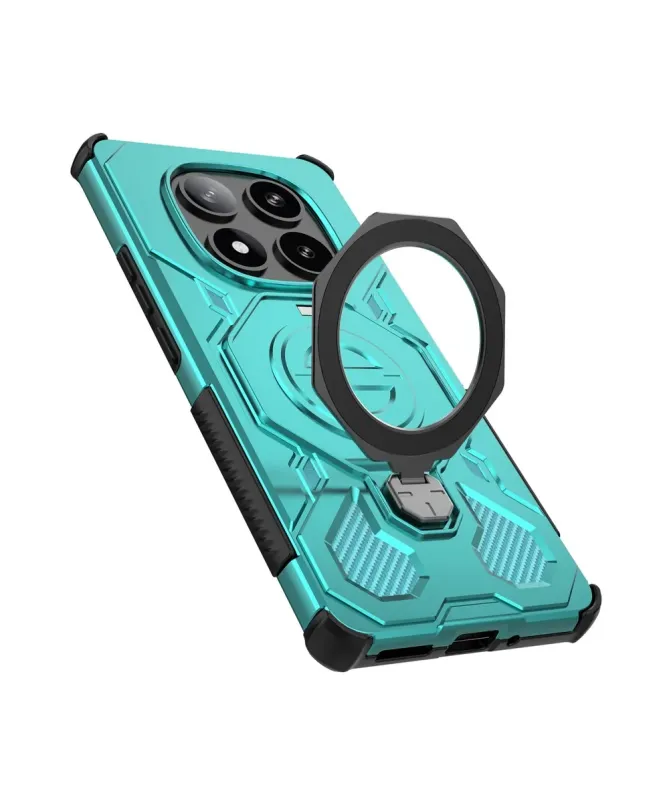 Coque aimantée avec anneau rotatif pour Xiaomi Redmi Note 14 Pro 5G