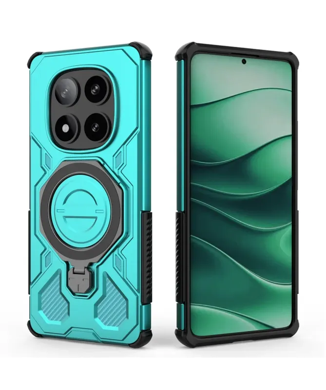 Coque aimantée avec anneau rotatif pour Xiaomi Redmi Note 14 Pro 5G