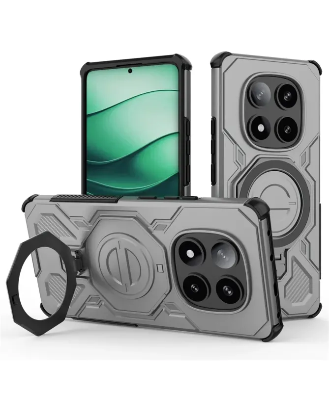 Coque aimantée avec anneau rotatif pour Xiaomi Redmi Note 14 Pro 5G