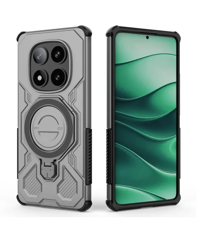 Coque aimantée avec anneau rotatif pour Xiaomi Redmi Note 14 Pro 5G