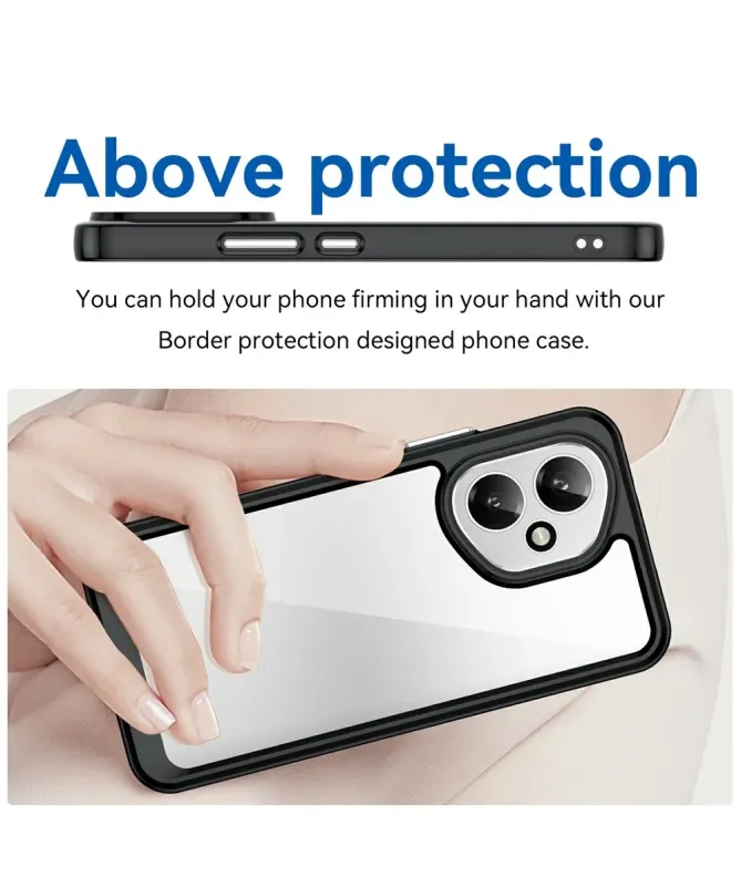 Coque Honor 400 Transparente Contour Couleuré