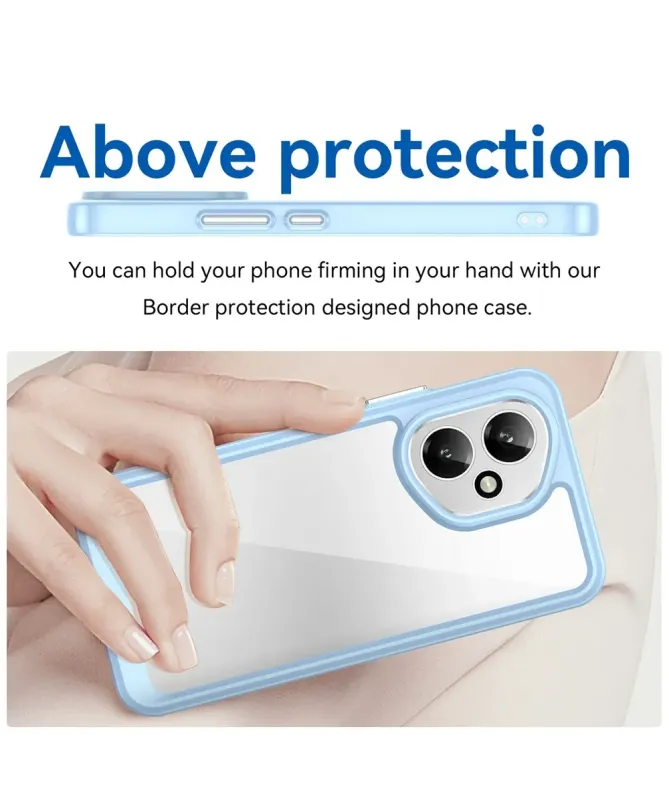 Coque Honor 400 Transparente Contour Couleuré