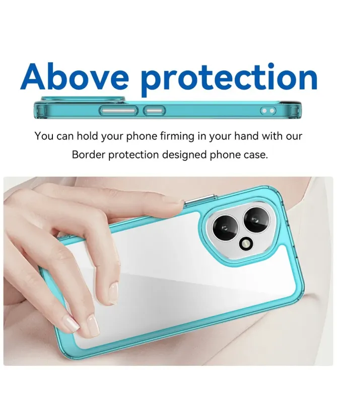 Coque Honor 400 Transparente Contour Couleuré