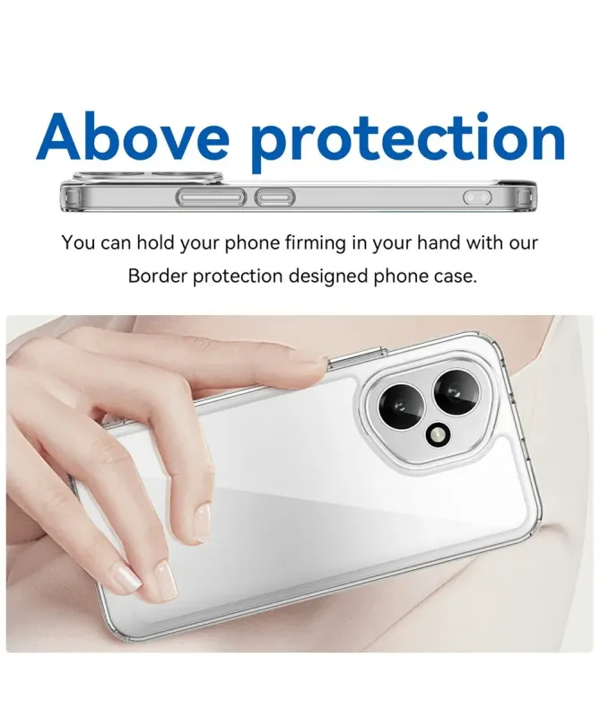 Coque Honor 400 Transparente Contour Couleuré