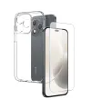 Coque transparente Honor 400 Lite avec protection d'écran en verre tre