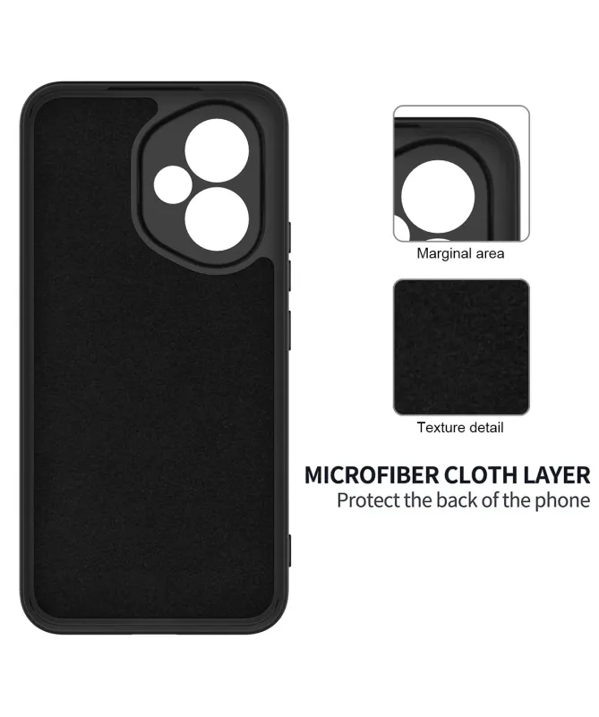 Coque Honor 400 Puro silicone liquide