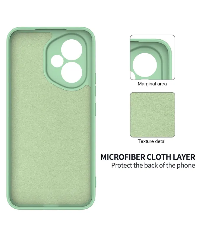 Coque Honor 400 Puro silicone liquide