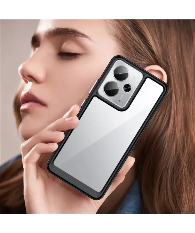 Coque Realme 14 5G / P3 5G / 14T 5G Transparente Contour Couleuré