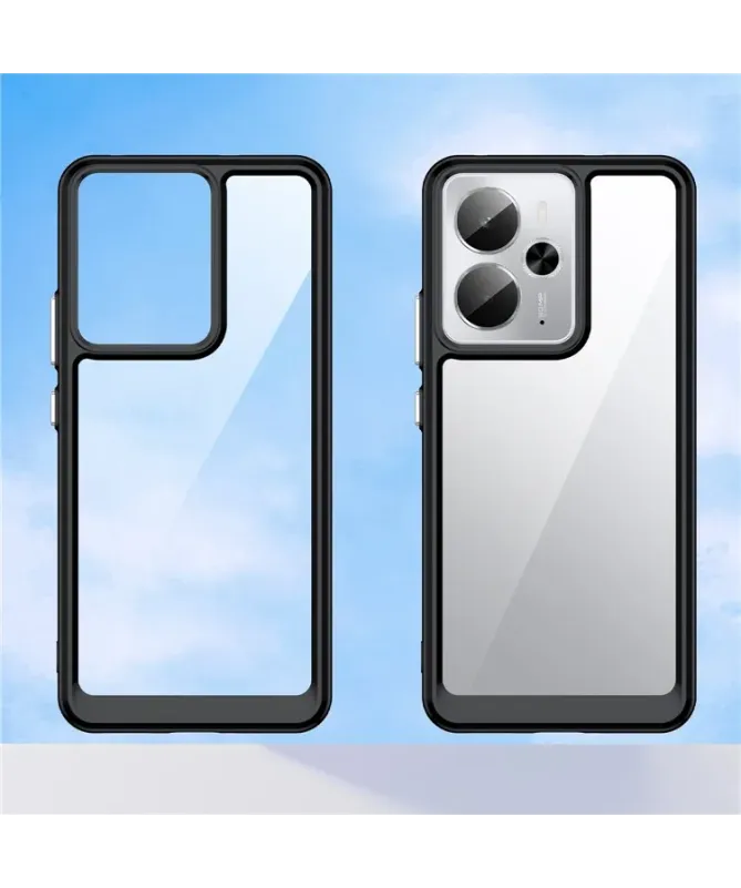 Coque Realme 14 5G / P3 5G / 14T 5G Transparente Contour Couleuré