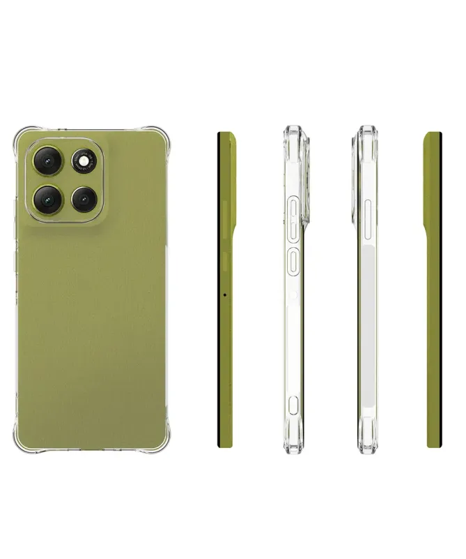 Pack Moto G86 5G Coque Coins Renforcés Transparente avec Verre Trempé