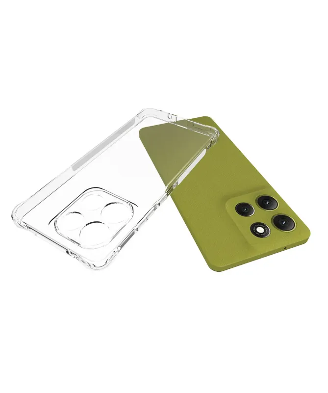 Pack Moto G86 5G | Coque Coins Renforcés Transparente avec 2 Verre Tre