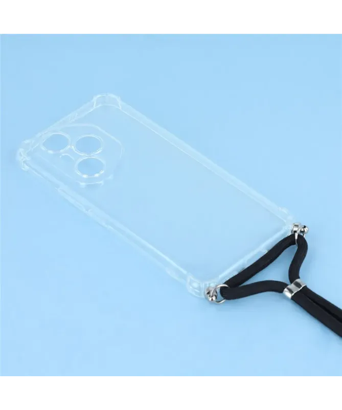 Coque Honor 400 Pro transparente avec cordon | Cléos