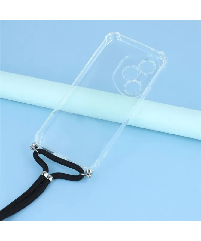 Coque Honor 400 Pro transparente avec cordon | Cléos