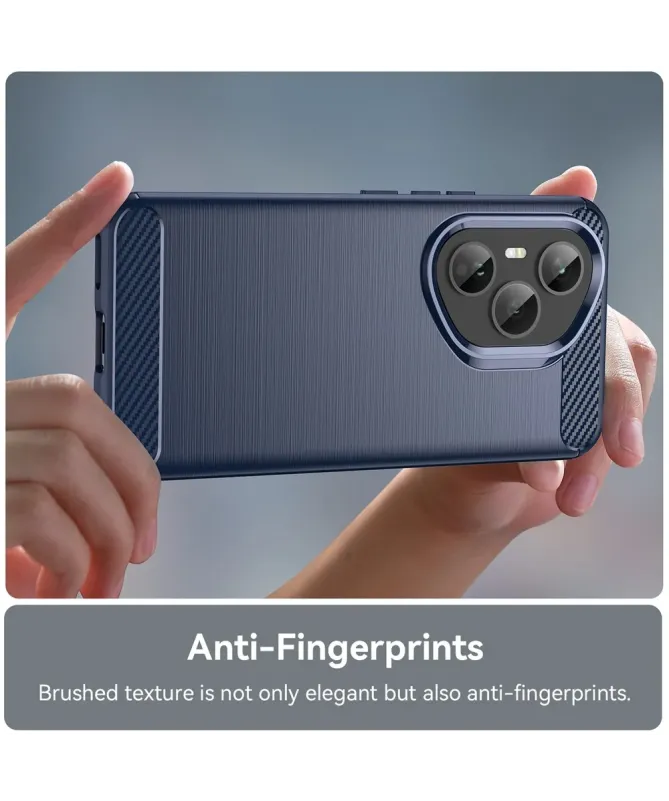 Coque Honor 400 Pro flexible effet brossé