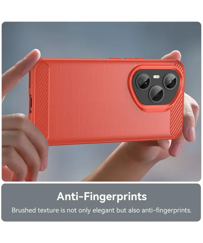 Coque Honor 400 Pro flexible effet brossé