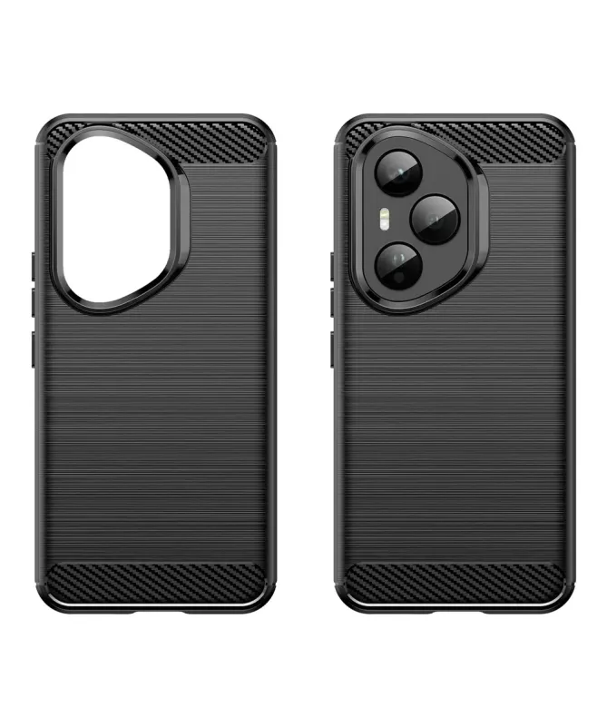 Coque Honor 400 Pro flexible effet brossé