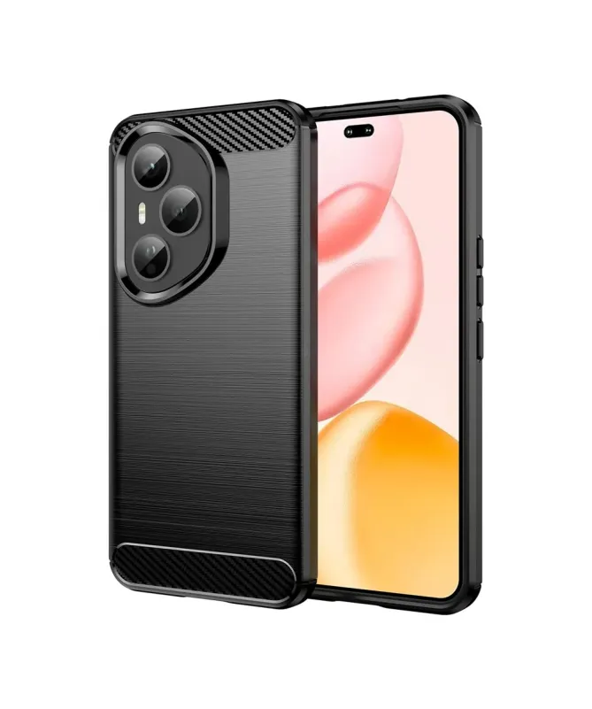 Coque Honor 400 Pro flexible effet brossé