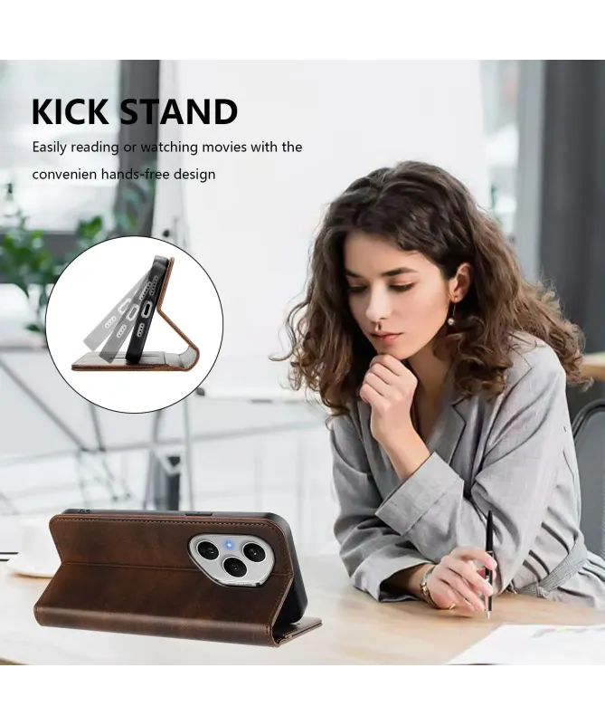 Flip Cover Honor 400 Pro Effet Cuir Rétro | GAVEL