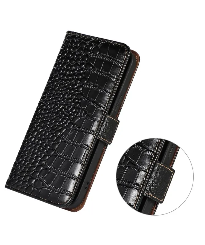 Housse Honor 400 Pro cuir véritable aspect croco