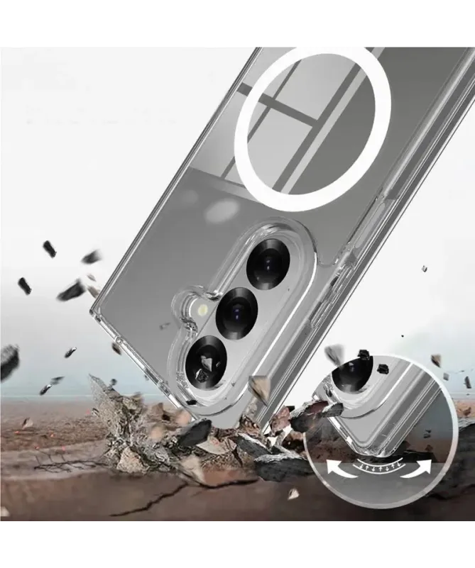 Coque Samsung Galaxy Z Fold 7 Transparente | MagSafe Compatible