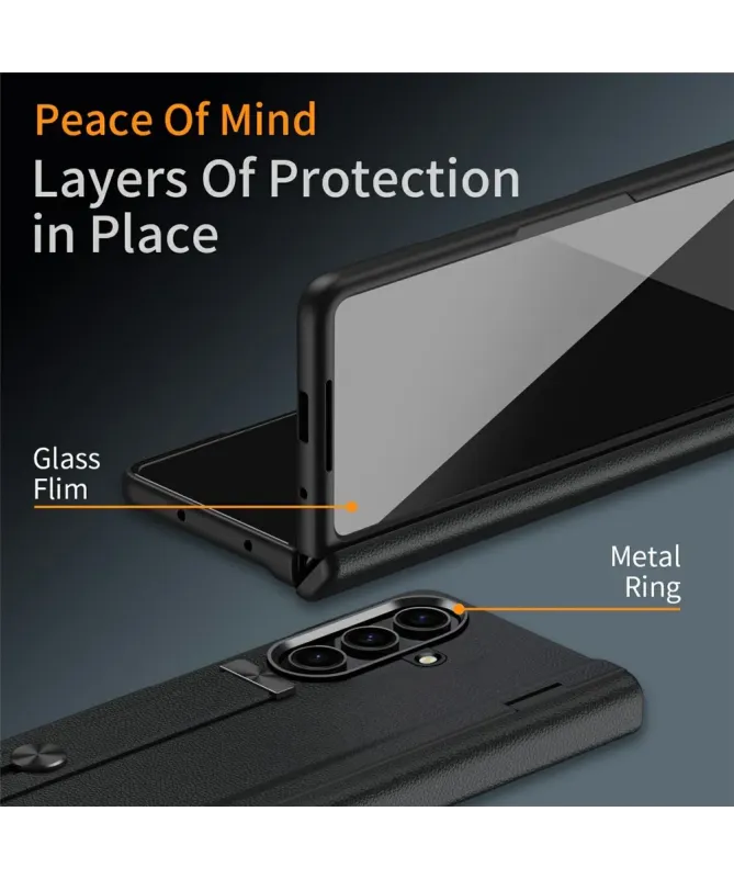 Coque Samsung Galaxy Z Fold 7 avec support intégré | Anti-choc rigide